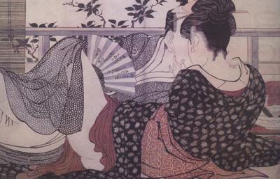 Kitagawa Utamaro Loves (from the Poem of the Pillow) (nn03) china oil painting image
